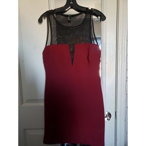 Forever21 Burgundy Dress